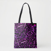 Groovy Fuchsia Tasche (Vorderseite)
