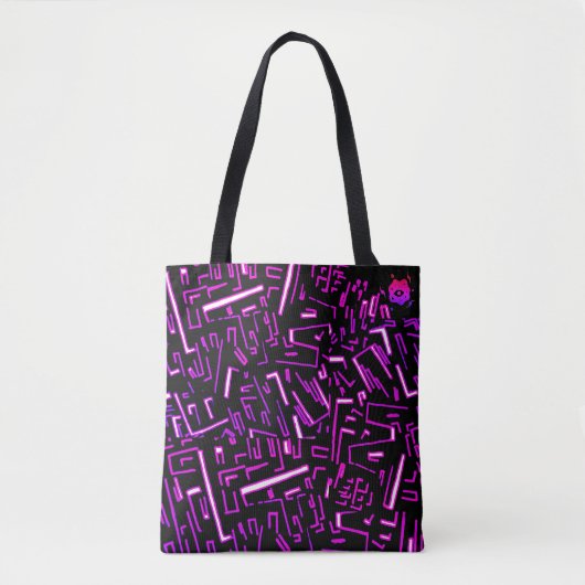 Groovy Fuchsia Tasche (Vorderseite)