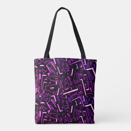 Groovy Fuchsia Tasche (Rückseite)