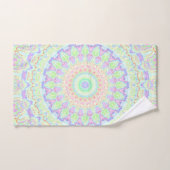 Groovy Funky Boho Hippie Rainbow Abstrakt Mandala Badhandtuch Set (Handtuch)