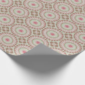 Groovy Funky Gefärbte Krawatte Christmas Boho Hipp Geschenkpapier (Ecke)