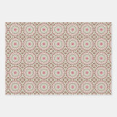 Groovy Funky Gefärbte Krawatte Christmas Boho Hipp Geschenkpapier Set (Vorderseite 3)