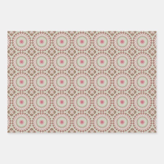 Groovy Funky Gefärbte Krawatte Christmas Boho Hipp Geschenkpapier Set (Vorderseite 2)