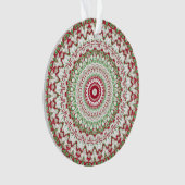 Groovy Funky Gefärbte Krawatte Christmas Boho Hipp Ornament (Vorderseite)