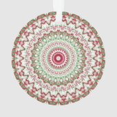 Groovy Funky Gefärbte Krawatte Christmas Boho Hipp Ornament (Rückseite)