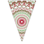 Groovy Funky Gefärbte Krawatte Christmas Boho Hipp Wimpelkette (Dritte Fahne)
