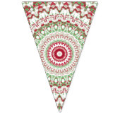 Groovy Funky Gefärbte Krawatte Christmas Boho Hipp Wimpelkette (Zweite Fahne)