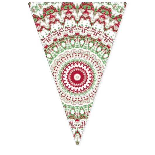 Groovy Funky Gefärbte Krawatte Christmas Boho Hipp Wimpelkette (Erste Fahne)