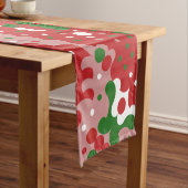 Groovy Funky Mod Retro Weihnachtsmuster Großer Tischläufer (Beispiel)