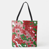 Groovy Funky Mod Retro Weihnachtsmuster Tasche (Vorderseite)