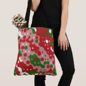 Groovy Funky Mod Retro Weihnachtsmuster Tasche (Von Nahem)