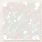 Groovy Funky Retro Boho Red und Green Christmas Glasuntersetzer (Rückseite)