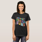 Groovy Funny Jones Wilde Tante auf Hintermütter T-Shirt (Vorne ganz)