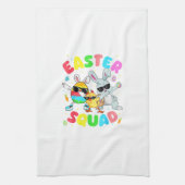 Groovy Funny Rabbit Egg Chick Easter Squad Day Men Geschirrtuch (Vertikal)