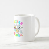 Groovy Funny Rabbit Egg Chick Easter Squad Day Men Kaffeetasse (VorderseiteRechts)