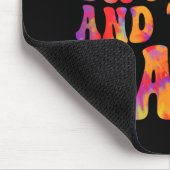 Groovy Funny teuer schwierig & amp; Gespräche zurü Mousepad (Ecke)