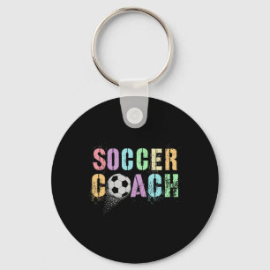 Groovy Fußballtrainer Spiel Mama Coaching Stollen Schlüsselanhänger