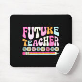 Groovy Future Teacher Student Graduation Teacher I Mousepad (Mit Mouse)