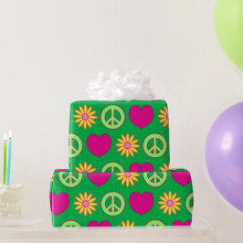 Groovy Gänseblümchen Geschenkpapier