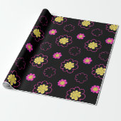 Groovy Gänseblümchen. Geschenkpapier (Ungerollt)