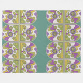 Groovy Garden Fleecedecke (Vorderseite (Horizontal))