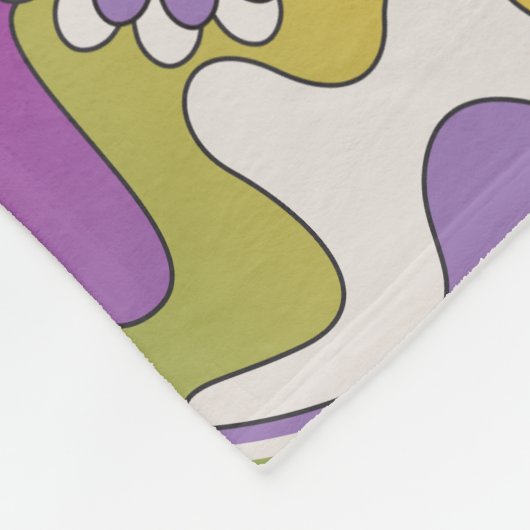 Groovy Garden Fleecedecke (Ecke)