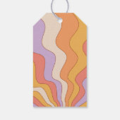 Groovy Gastgeschenk Tags | Groovy Birthday Geschenkanhänger (Rückseite)