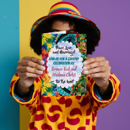 Groovy gefärbte Krawatte 70er Jahre Retro-Disco