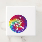 Groovy Gefärbte Krawatte Hippie Party Geschenkanhänger (Beispiel)