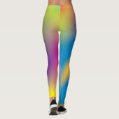 Groovy Gefärbte Krawatte Leggings (Rückseite)
