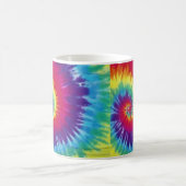 Groovy gefärbte Krawattehippie-Art-Tasse Kaffeetasse (Mittel)