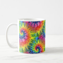 Groovy gefärbte Krawattehippie-Art-Tasse Kaffeetasse