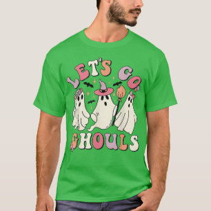 Groovy Geist Vintag Design Retro-halloween lassen T-Shirt