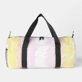 Groovy Geometric Abstrakt Pangender Pride Flag Duffle Bag (Rückseite)