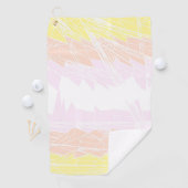 Groovy Geometric Abstrakt Pangender Pride Flag Golfhandtuch (Insitu)