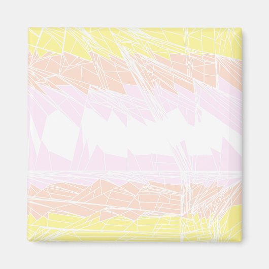 Groovy Geometric Abstrakt Pangender Pride Flag Magnet (Vorne)