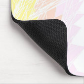 Groovy Geometric Abstrakt Pangender Pride Flag Mousepad (Ecke)
