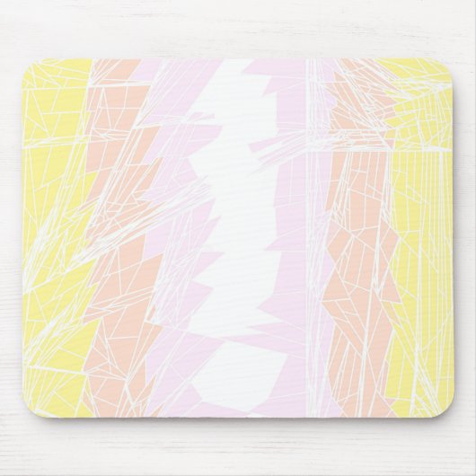 Groovy Geometric Abstrakt Pangender Pride Flag Mousepad (Vorne)