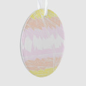 Groovy Geometric Abstrakt Pangender Pride Flag Ornament (Vorderseite)