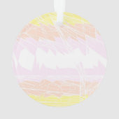 Groovy Geometric Abstrakt Pangender Pride Flag Ornament (Rückseite)