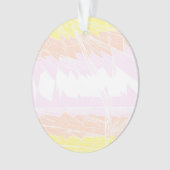 Groovy Geometric Abstrakt Pangender Pride Flag Ornament (Vorderseite)