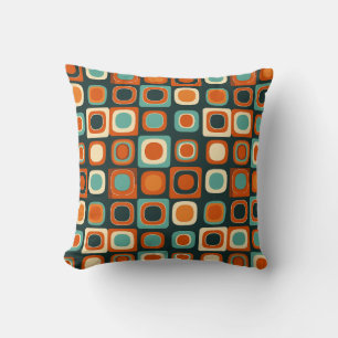Groovy Geometric Boho Retro Bohemisch farbig Kissen