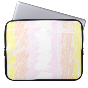 Groovy geometrische abstrakte Pangender-Stolzflagg Laptopschutzhülle