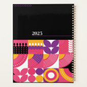 Groovy Geometry Planer: Werben Sie Ihr Personalisi Planer (Rückseite)