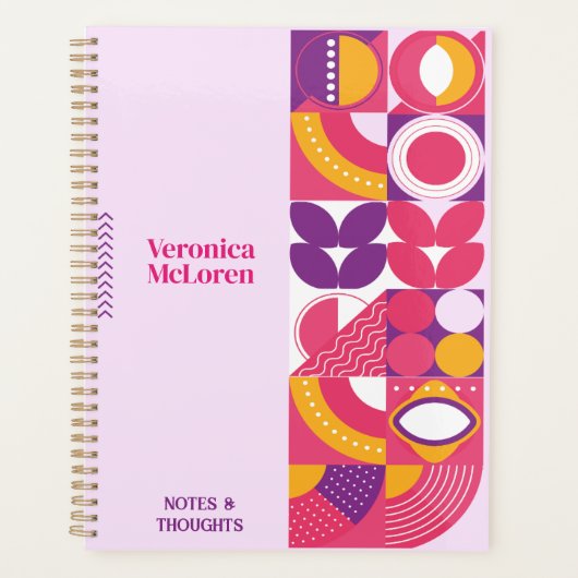 Groovy Geometry Planner: DIY Dein individuelles De Planer (Vorderseite)