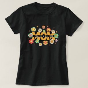 Groovy & gesegnete christliche Mutter   Retro-Hipp T-Shirt