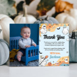 Groovy Ghost Birthday Foto Dankeschön Karte<br><div class="desc">Unsere Ghost Dankeschön Karten sind der perfekte Weg, um Ihren Gästen für Ihre Feier mit Ihnen Dankbarkeit und Wertschätzung zu zeigen. Das Design bietet eine festliche und farbenfrohe Anordnung mit Platz für eine personalisierte Nachricht oder ein Dankeschön. Sie sind ideal für den Versand nach dem Party, um Ihren Gästen für...</div>