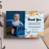 Groovy Ghost Birthday Foto Dankeschön Karte