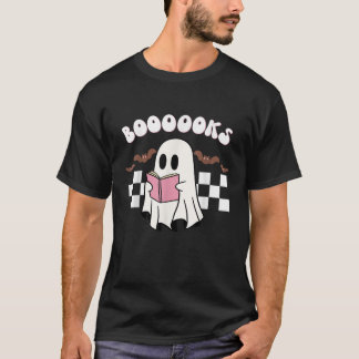 Groovy Ghost Booooks School Librarian Teacher Hal T-Shirt