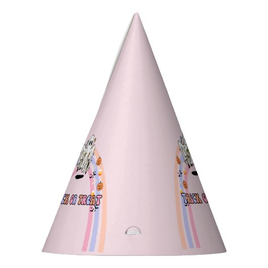 Groovy Ghost Halloween Geburtstag Partyhütchen (Links)